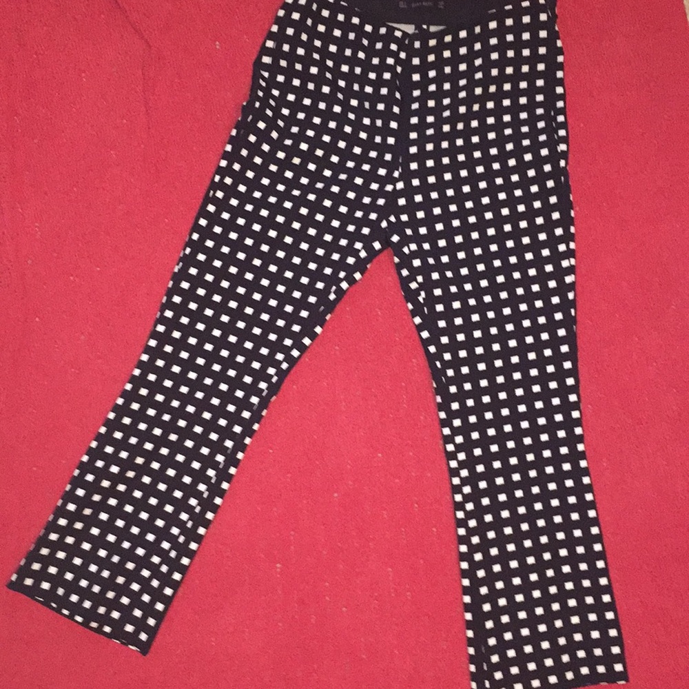 Flared Checkered Zara Cut Offs